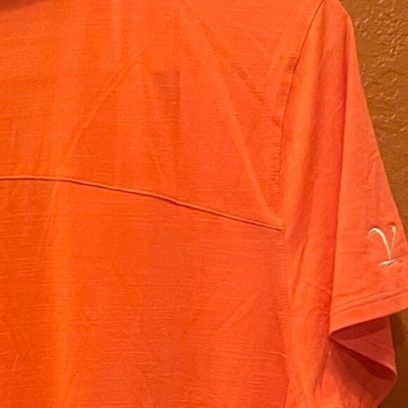 Puma Orange Golf Polo Shirt - Stylish & Comfortable Large - Picture 3 of 6